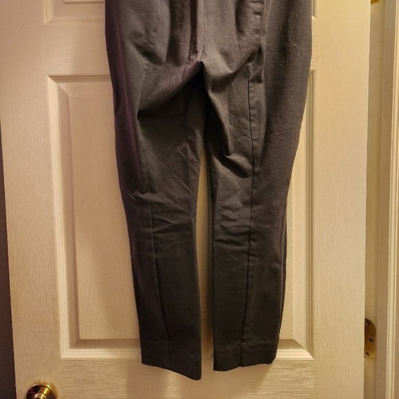 NEW Everlane The Side-Zip Stretch Cotton Pant in Slate Gray size 6 - Picture 9 of 10